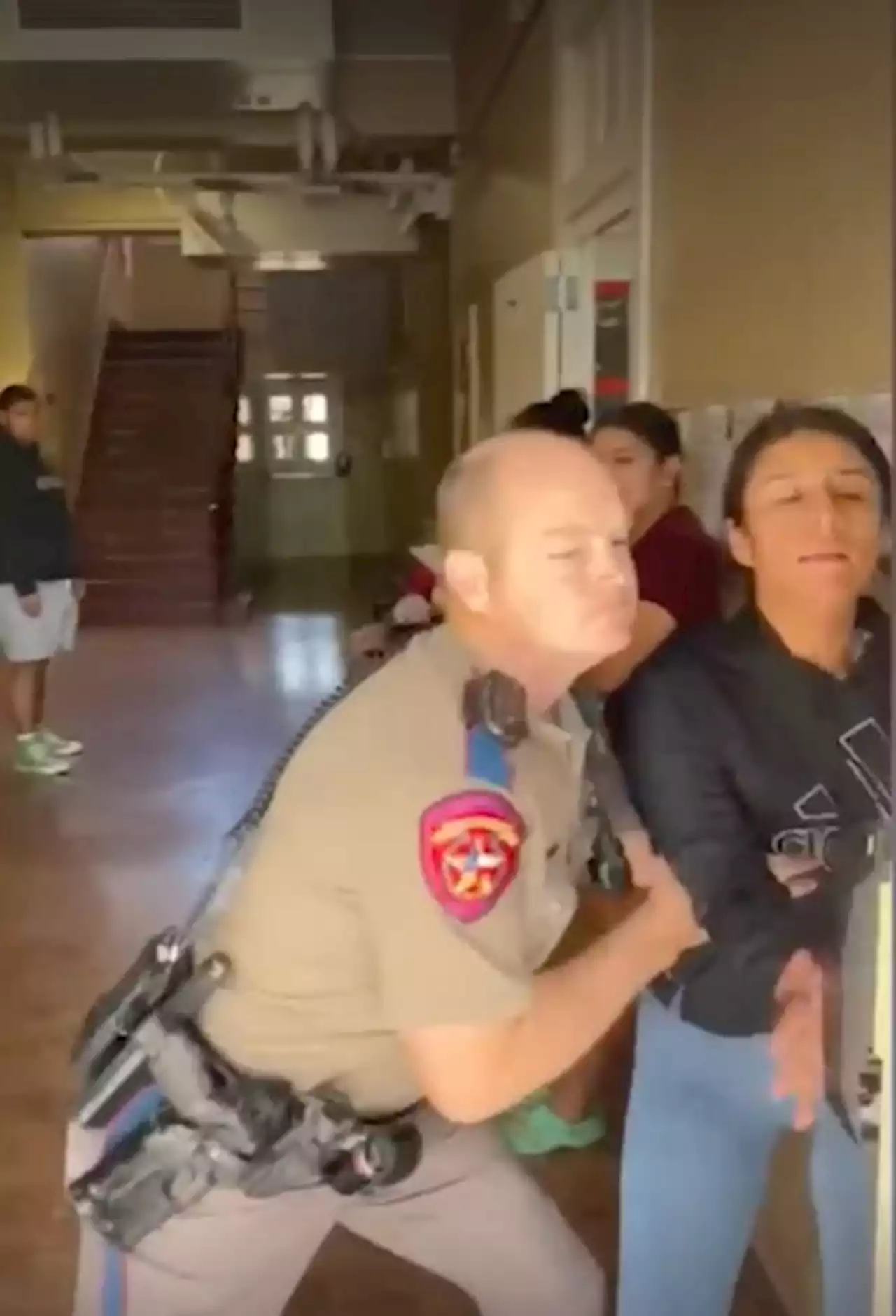 Uvalde Mom Forcibly Removed From School By Trooper During Gun Control Protest