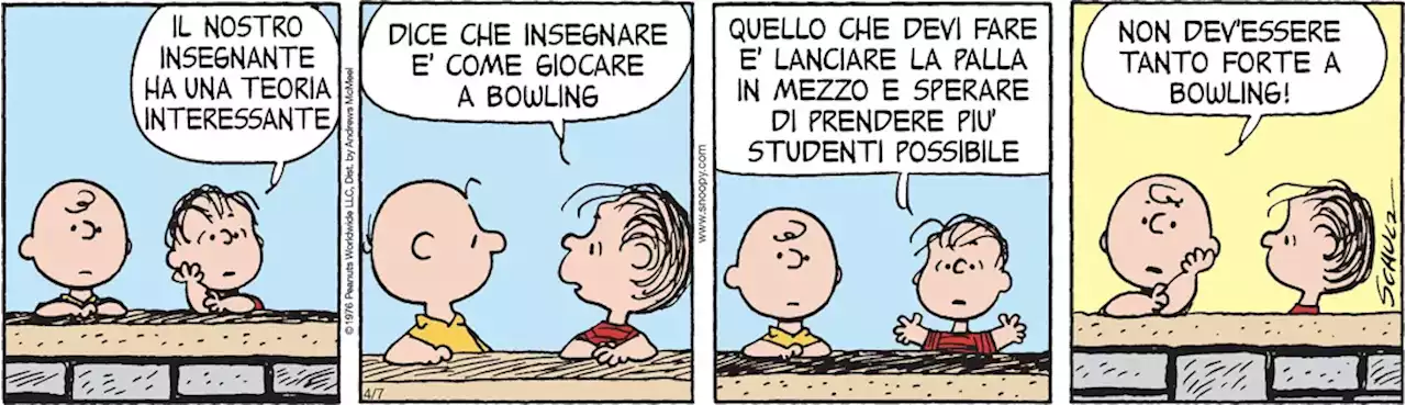 Peanuts 2023 aprile 7 - Il Post