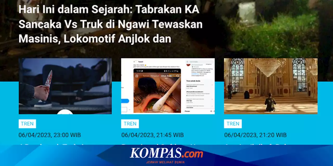 [POPULER TREN] Sejarah Kecelakaan KA Sancaka Vs Truk di Ngawi | Tips Flash Sale Shopee