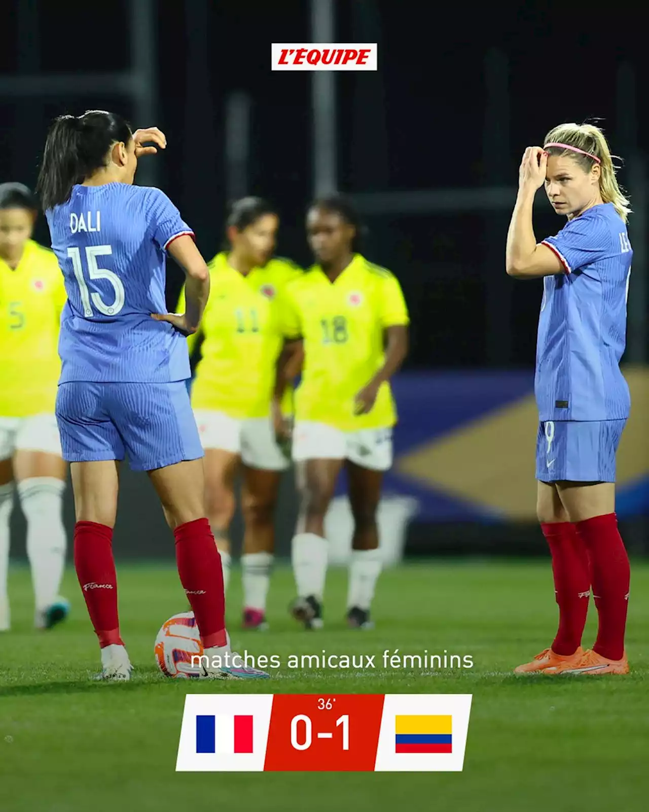 France (F) - Colombie (F) en direct, Matches amicaux féminins (07/04/2023)