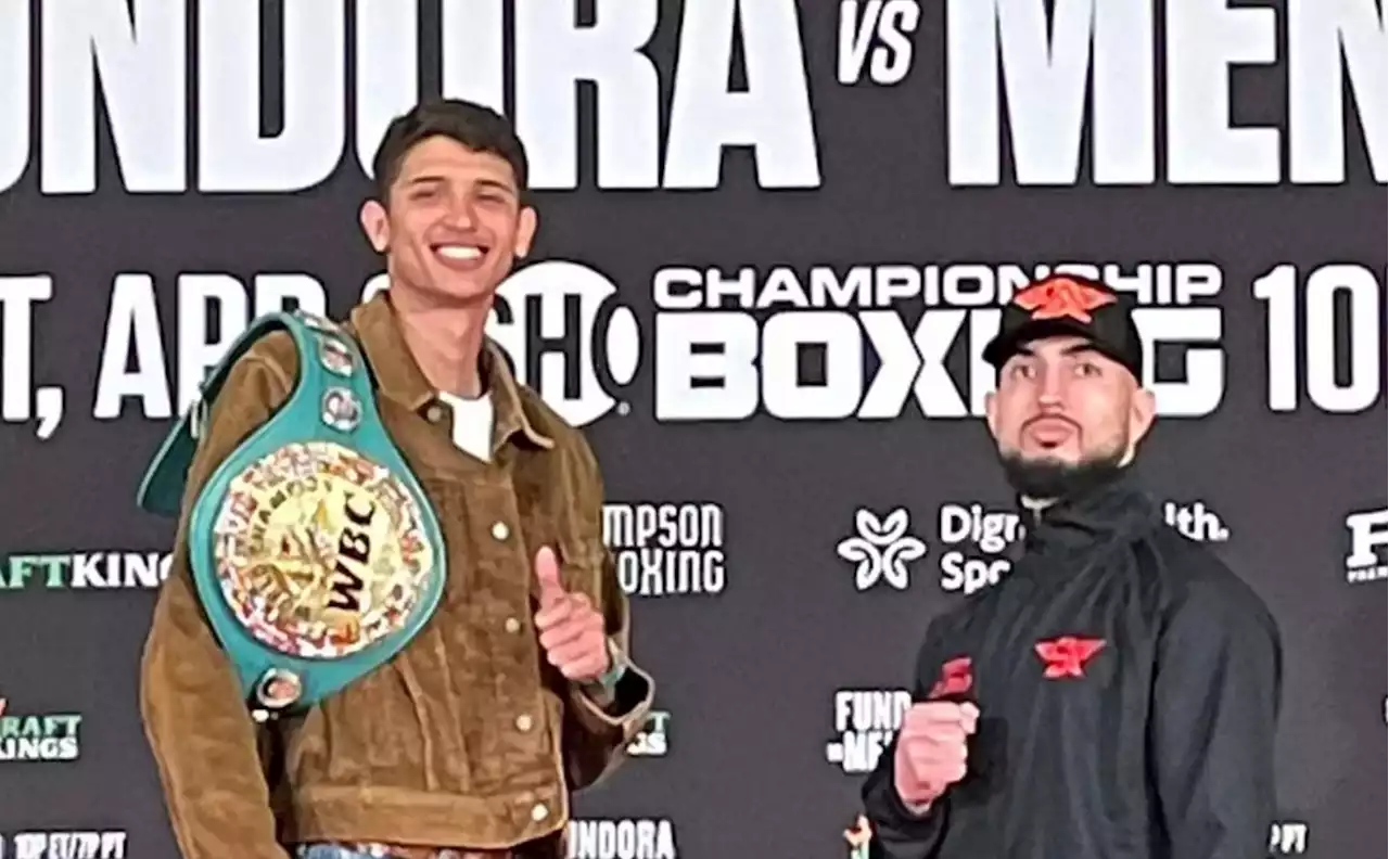 Sebastián Fundora y Brian Mendoza prometen peleón en Carson