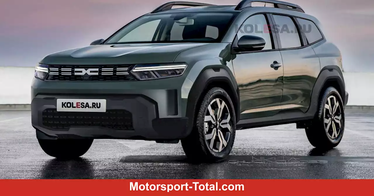 Neuer Dacia Duster (2024) nach Erlkönigfotos im Rendering