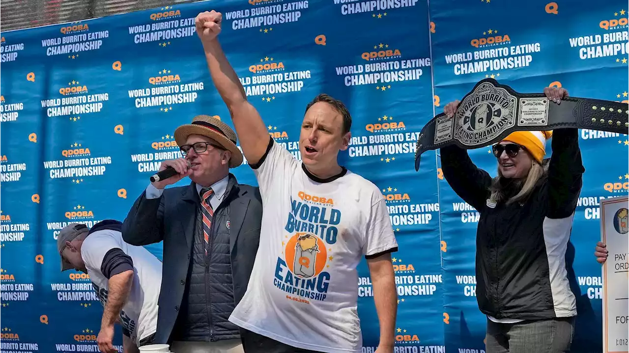 That's a Wrap: Joey Chestnut Dominates First Ever World Burrito Eating Championship