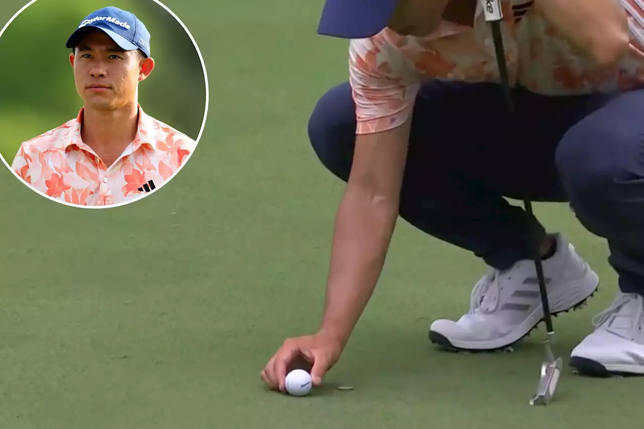 Collin Morikawa caught up in Masters conspiracy theory after moving ball