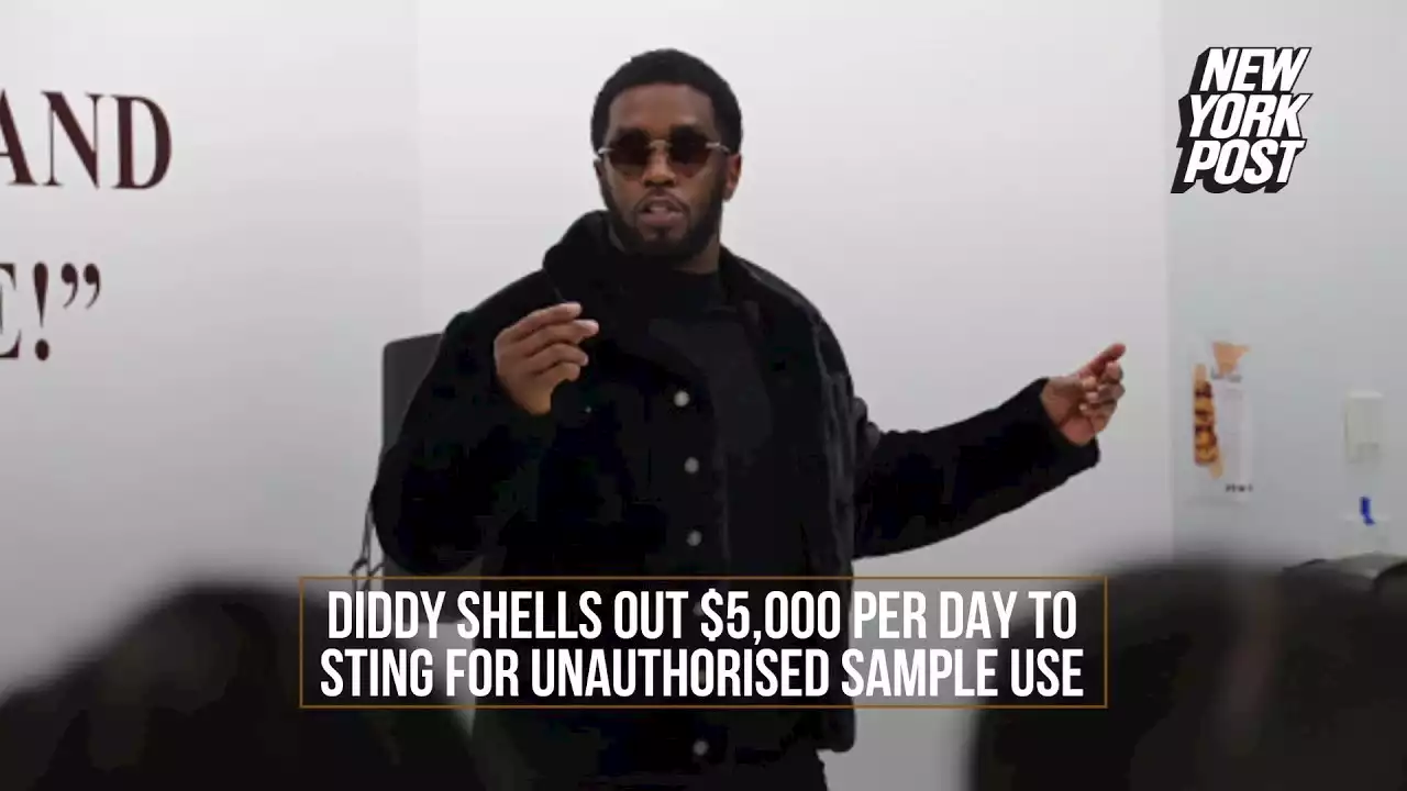 Diddy pays Sting $5K every day for sample on Biggie memorial track | New York Post