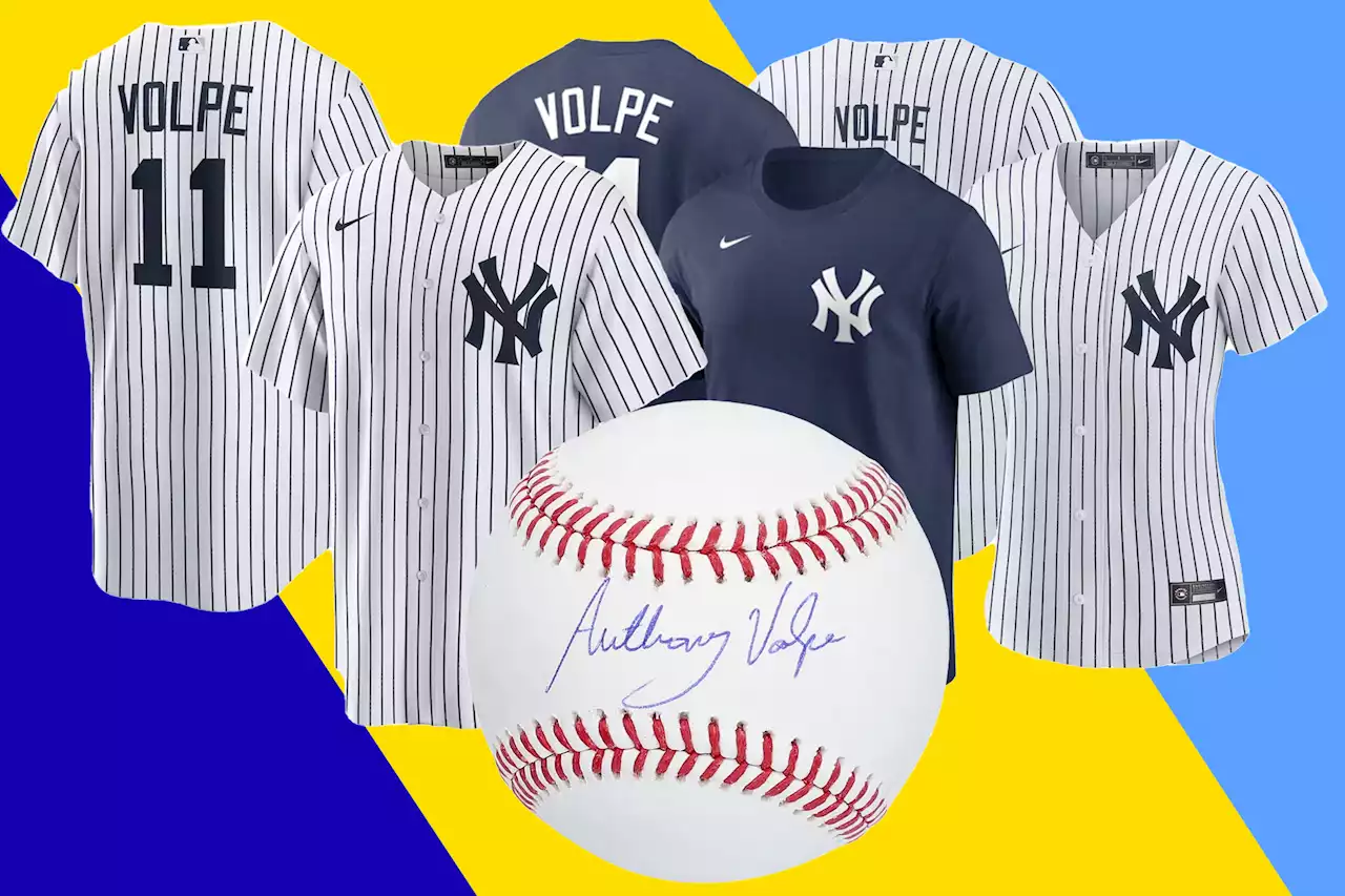 Rep a Yankees rookie with this Anthony Volpe merch from Fanatics