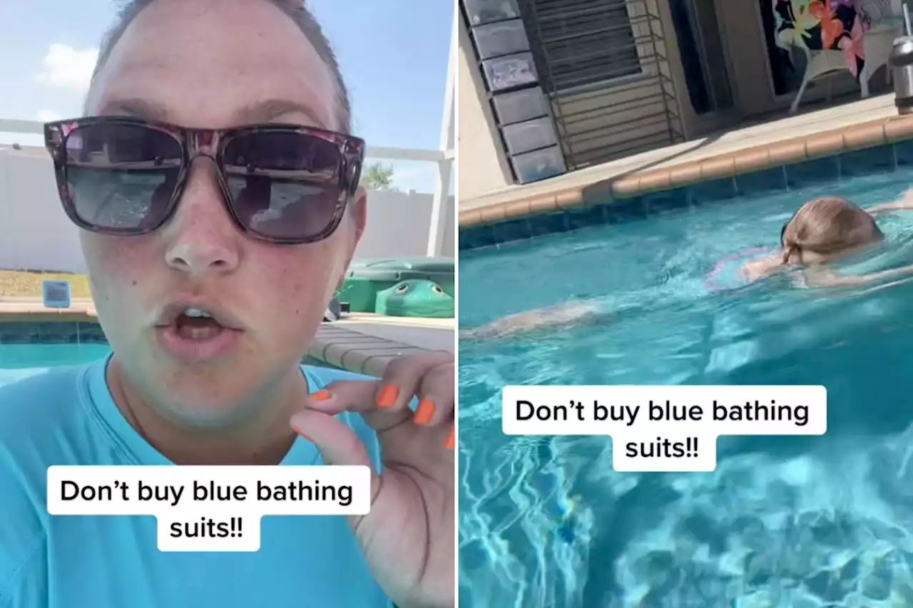 Swim instructor warns parents: Don’t buy blue swimsuits for kids