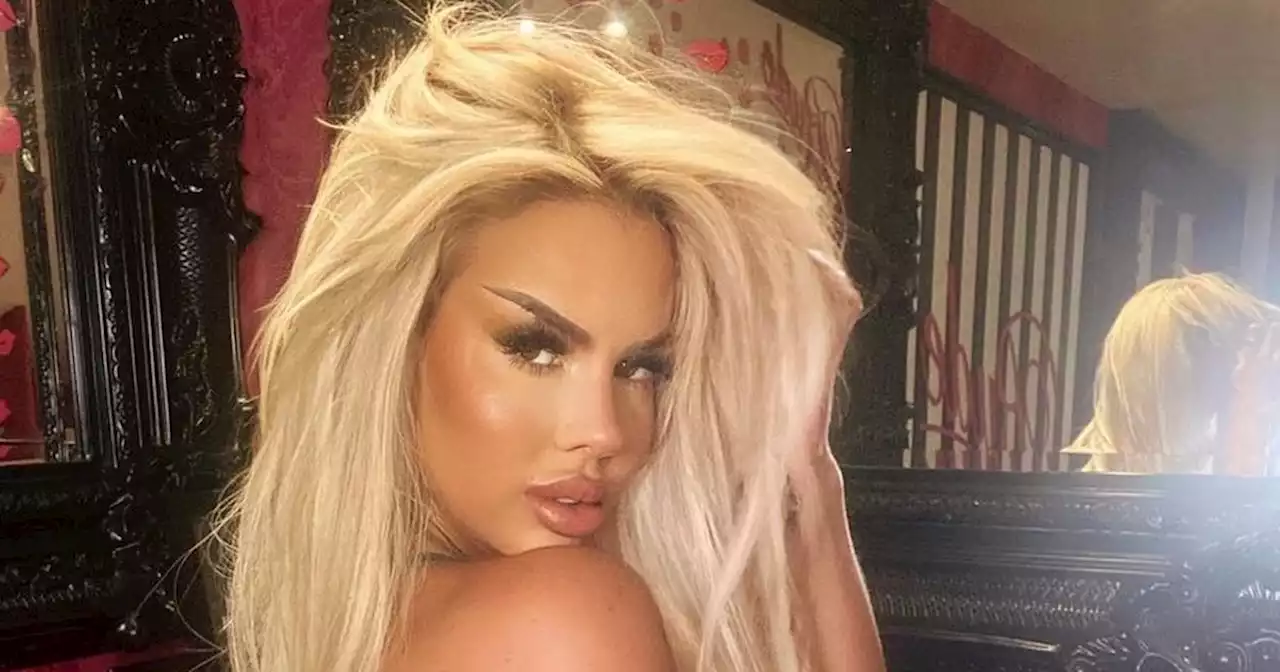 Love Island star Hannah Elizabeth shows off huge rose tattoo on her bum