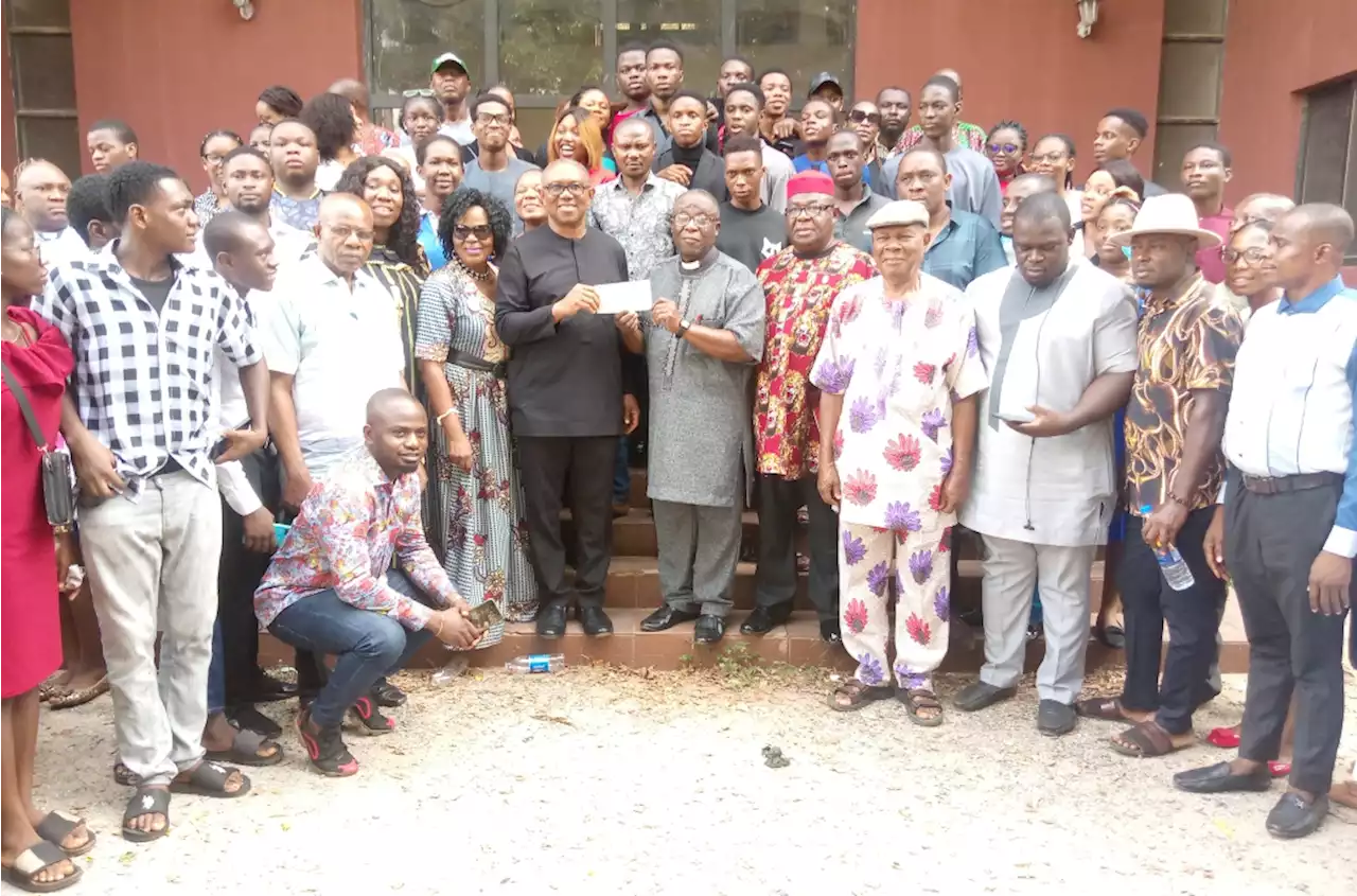 Peter Obi donates N10 million to Nigerian university