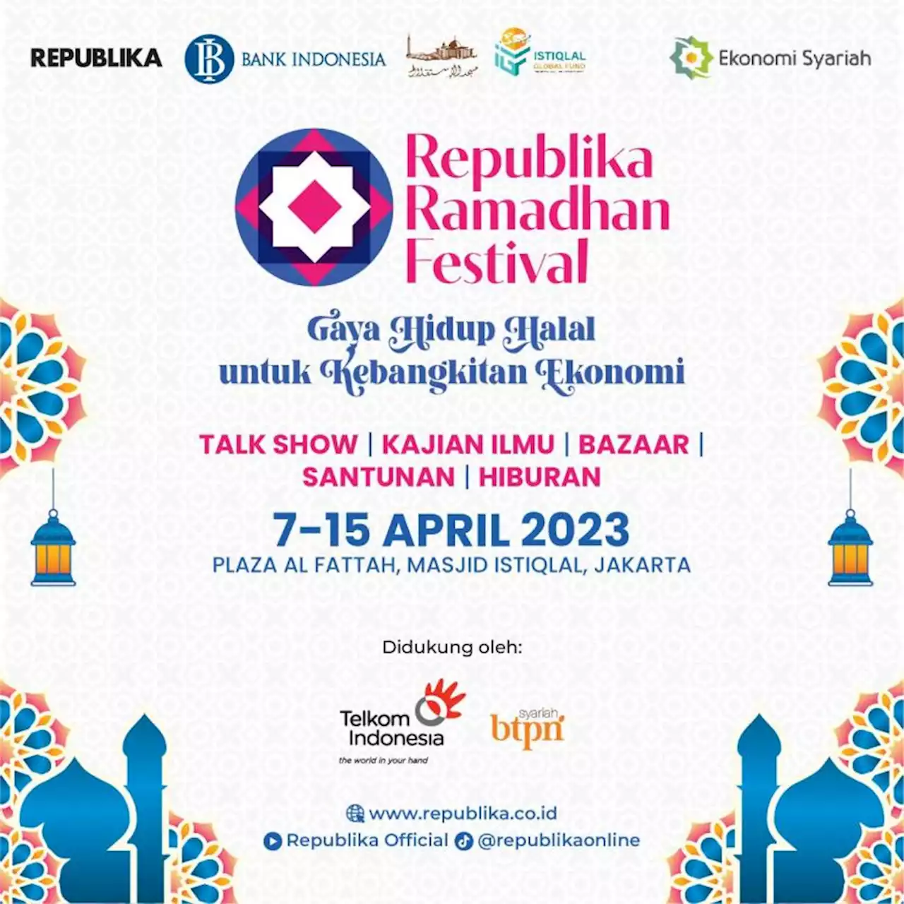 Republika Ramadhan Festival Mulai Digelar Hari Ini di Masjid Istiqlal