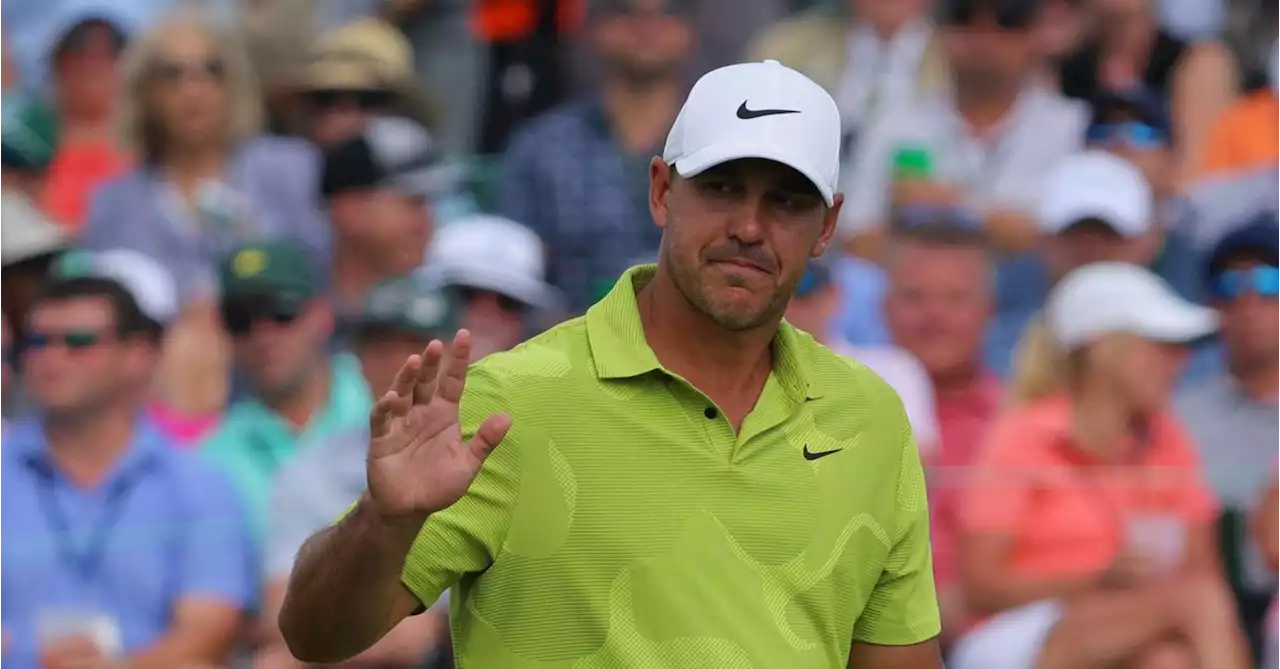 LIV Golf's Koepka in share of Masters lead, Woods struggles