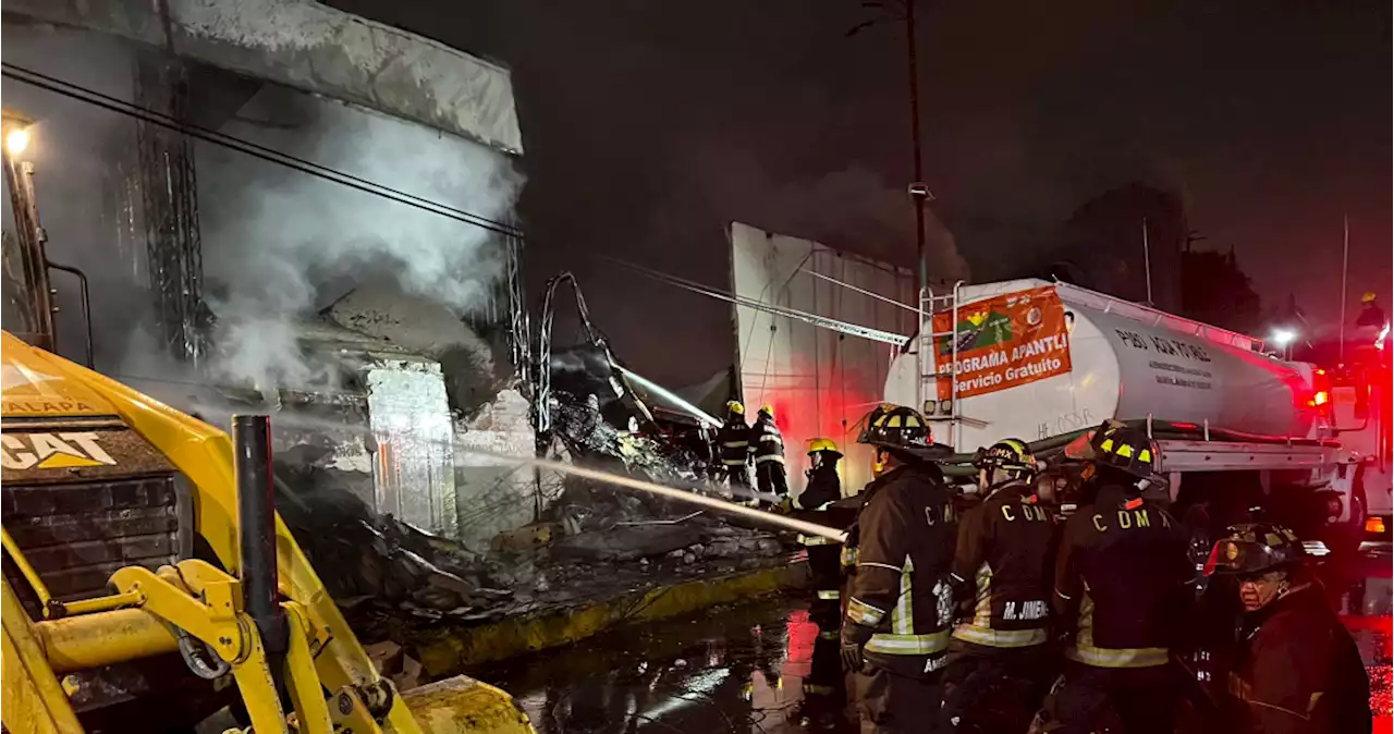 VIDEOS: Controlan incendio en Central de Abasto; no hay heridos, habrá investigación