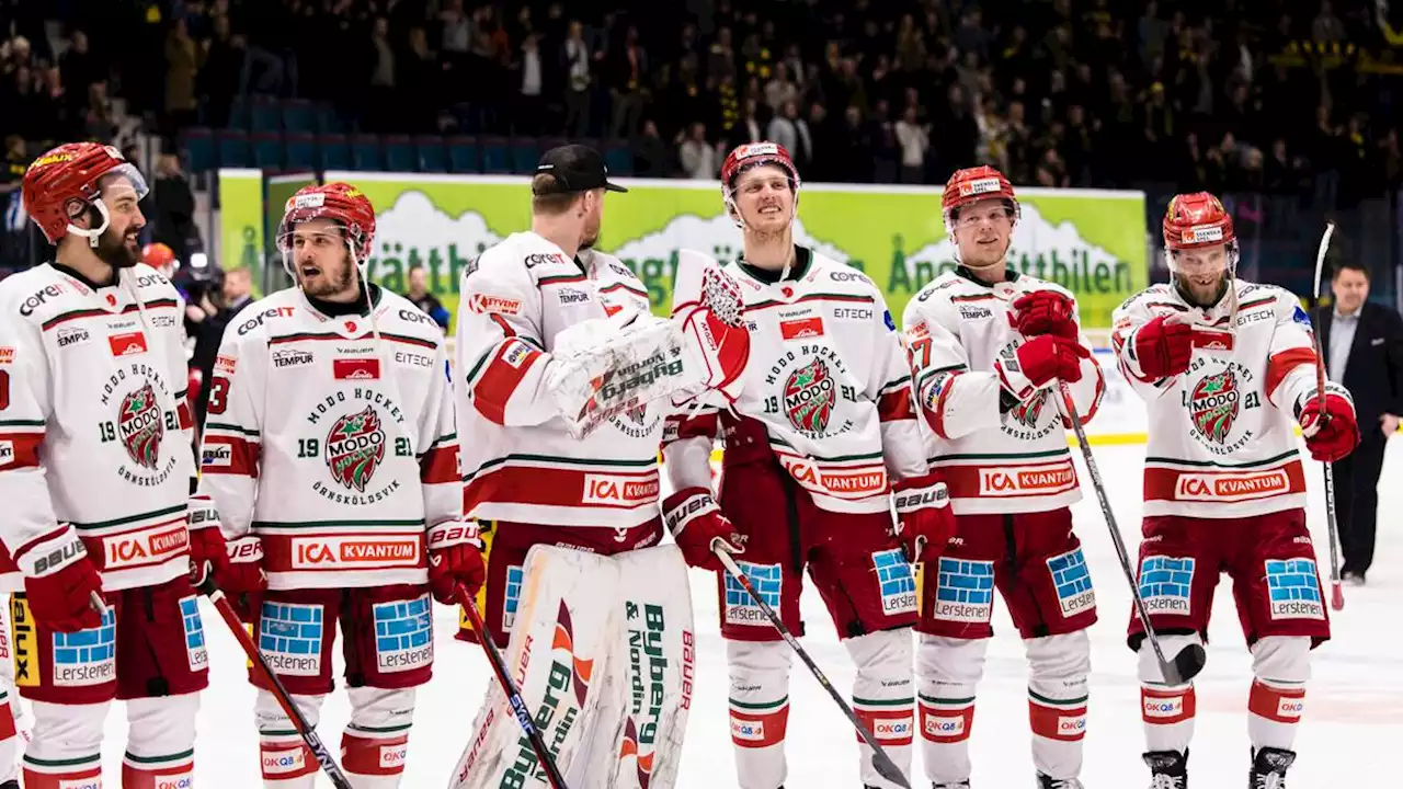 Ishockey: Modo finalklart i hockeyallsvenskan efter 4-0 i matcher