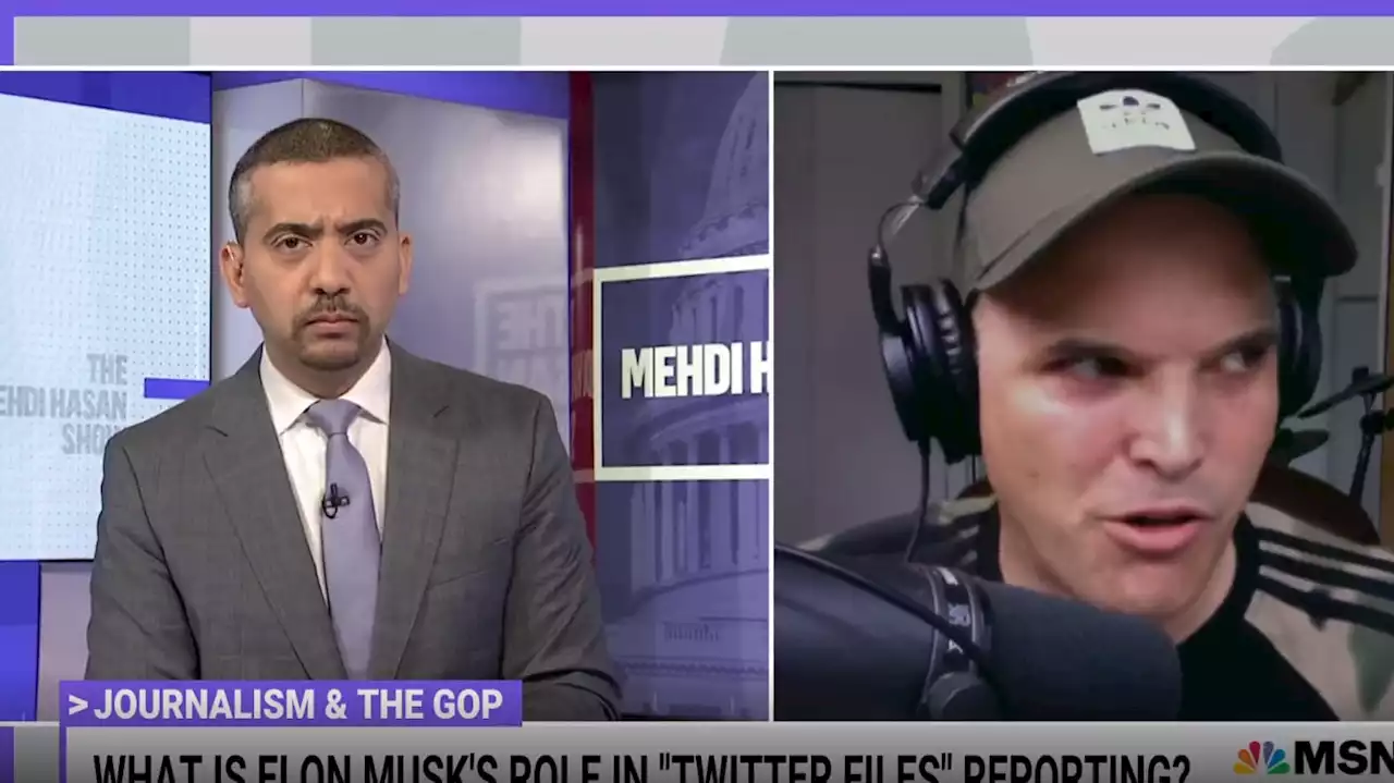 MSNBC Host Makes Matt Taibbi Squirm Over His ‘Twitter Files’ Errors