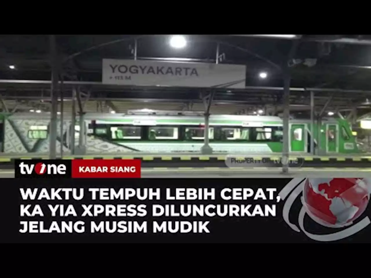 Jelang Mudik Lebaran, KA Bandara YIA 'Xpress' Diluncurkan - tvOne