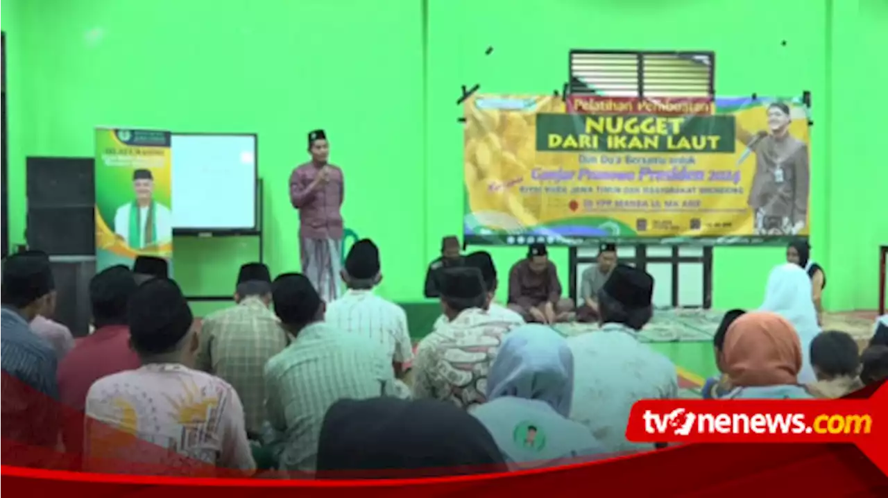 Kiai Muda Jatim Pendukung Ganjar Pranowo Gelar Pelatihan Nuget Ikan 'Nutrisan' bagi Warga Lamongan