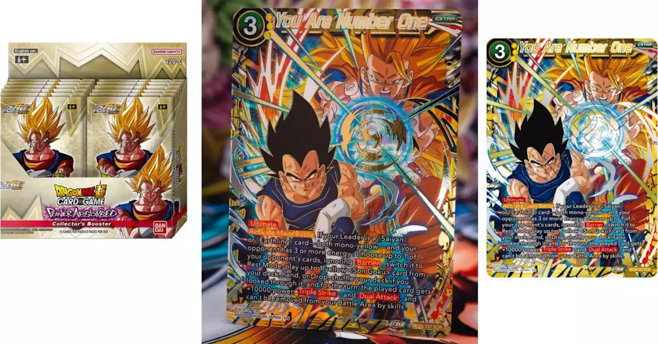 Dragon Ball Super Reveals Collector Booster: Number One SCR