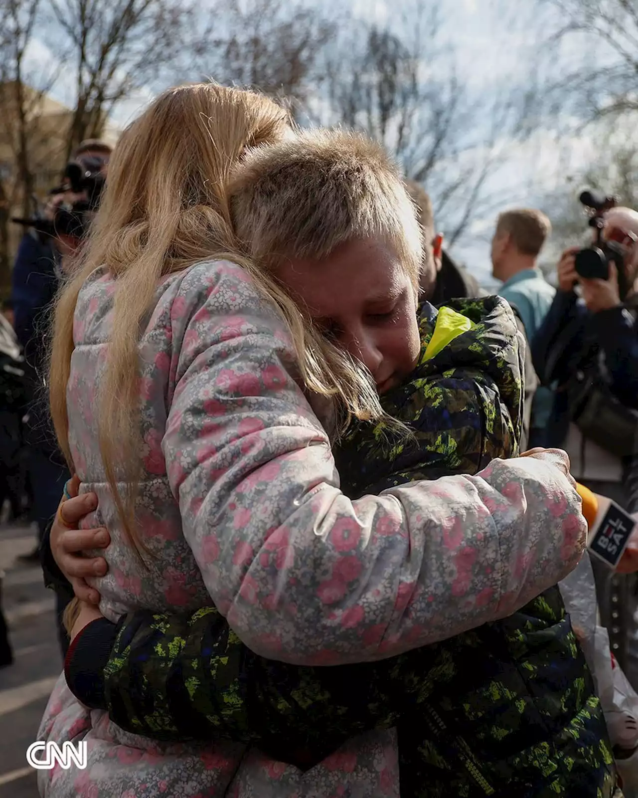 These Ukrainian children were illegally deported by Russia, group says. Now they're back with family in Kyiv