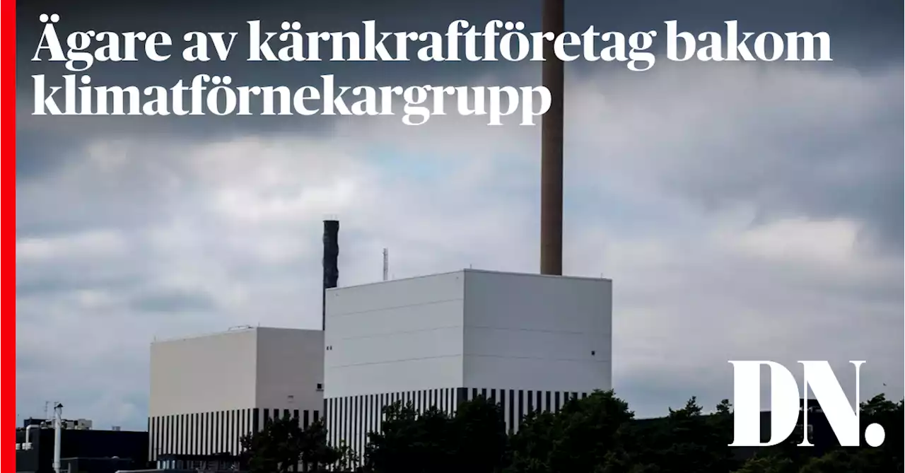 Ägare av kärnkraftföretag bakom klimatförnekargrupp