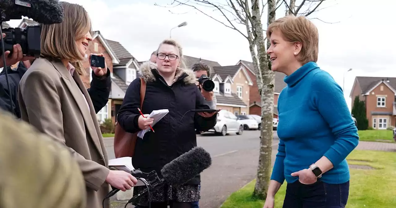 Nicola Sturgeon admits last few days 'obviously difficult' after husband arrest