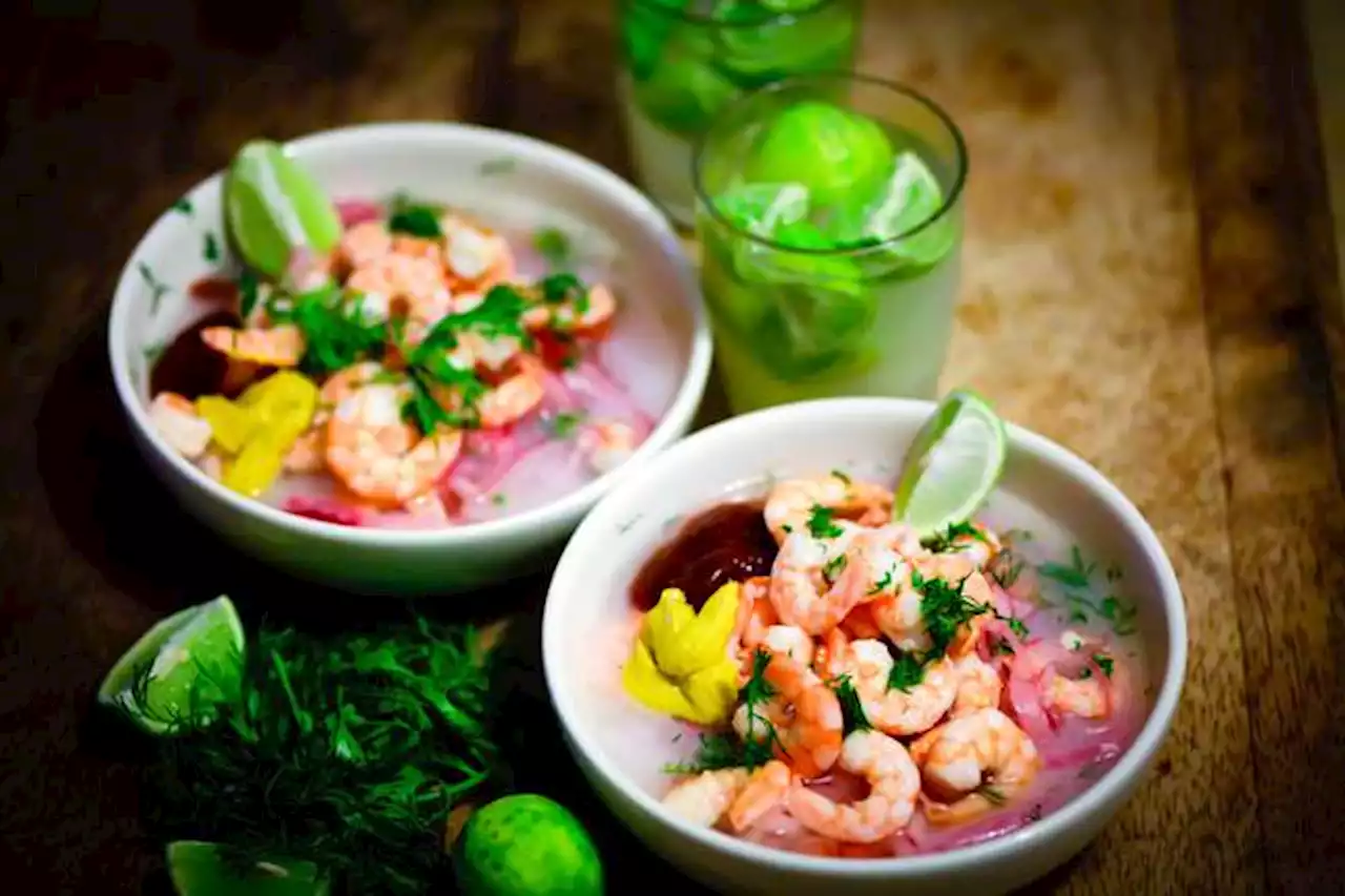 Ceviche de camarones en 25 minutos, una receta llena da sabor para este sábado