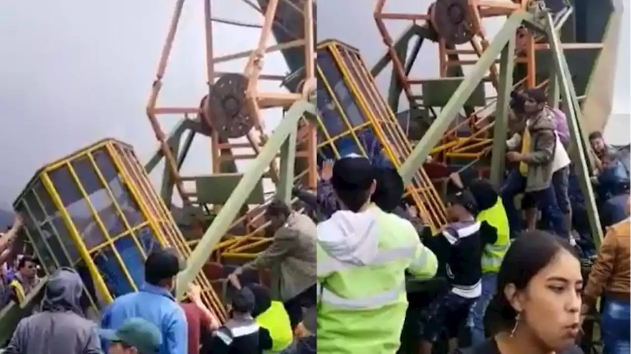 Emergencia en parque de diversiones de Bojacá: falla mecánica deja heridos