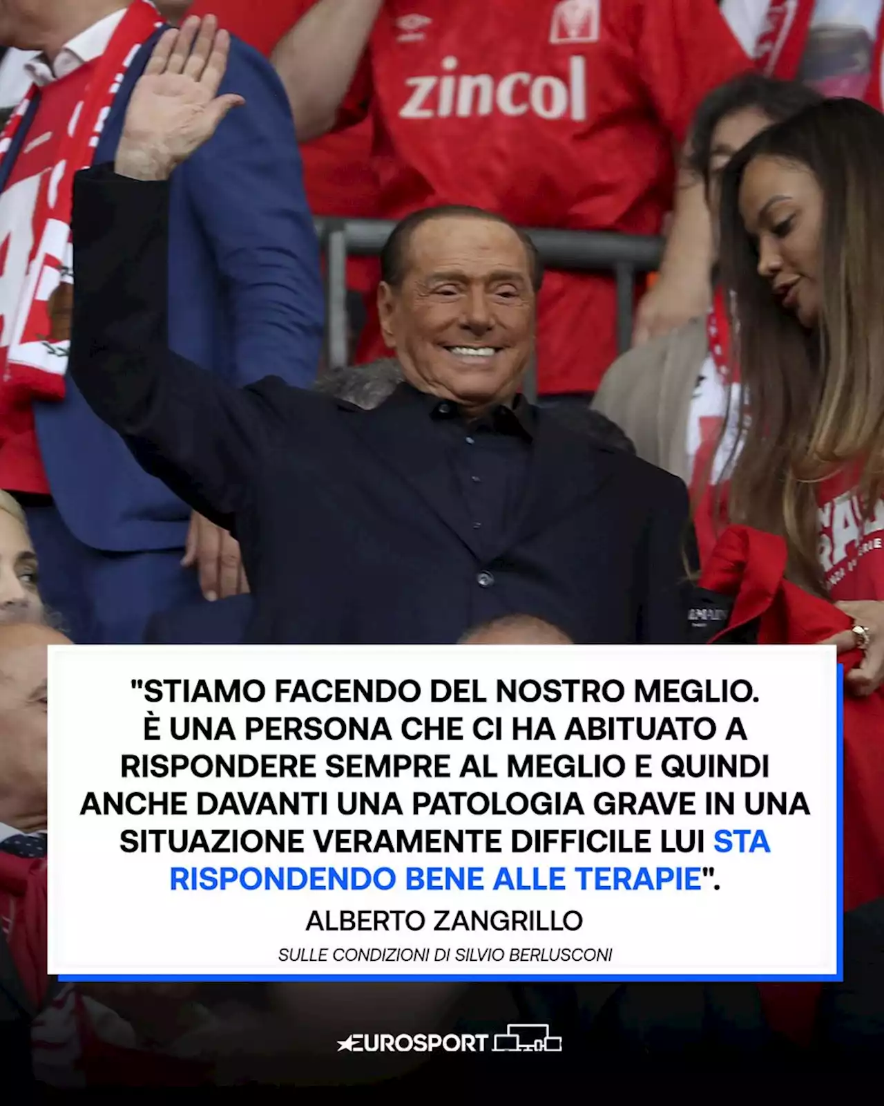 Silvio Berlusconi è stabile, il il professor Zangrillo: 'Risponde bene alle terapie'