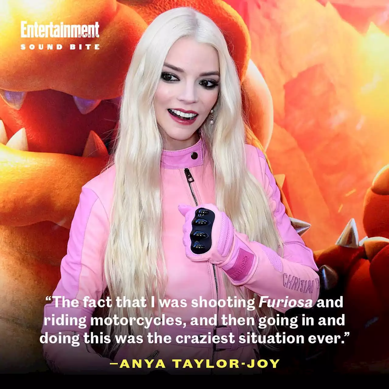 Anya Taylor-Joy compares Furiosa and Princess Peach from 'Mario'