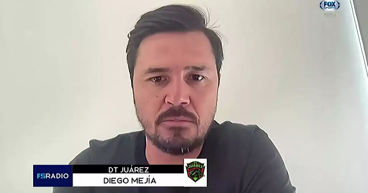 “Es lamentable que no hayamos podido estar a la altura”: Diego Mejía, nuevo DT del FC Juárez (VIDEO)