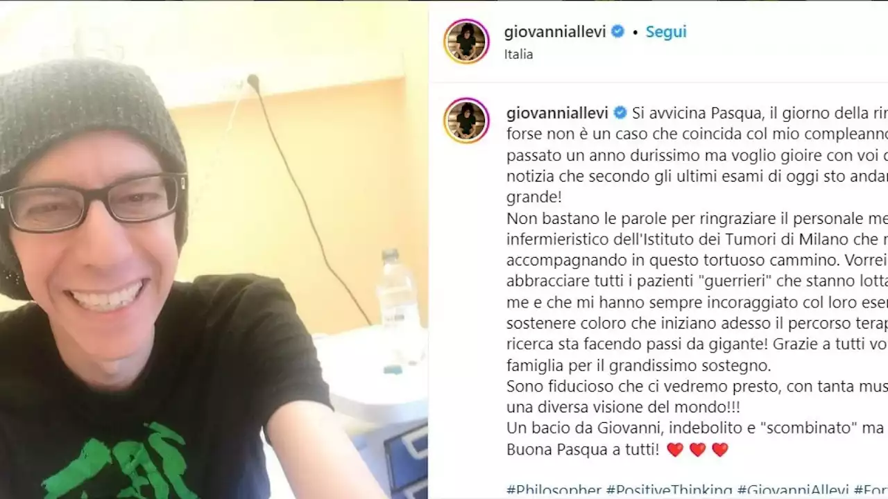 Giovanni Allevi: 'Sta andando alla grande. La ricerca fa passi da gigante!'