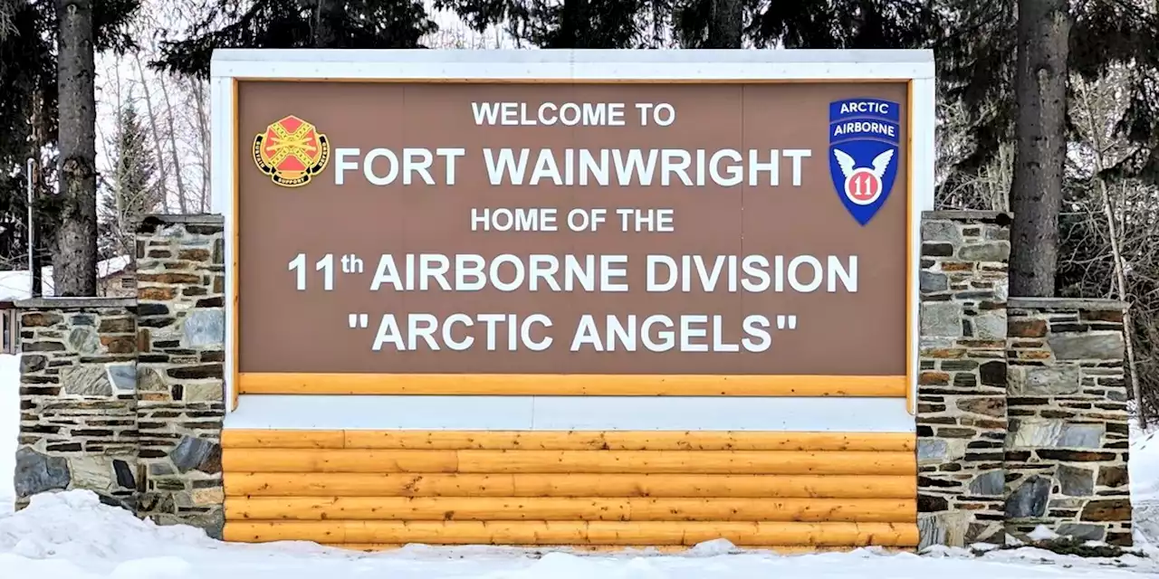 Fort Wainwright recognizes 11th Airborne with new sign at front gate