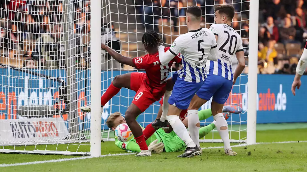 Haidara trifft ungelenk auf der Linie: Hertha bleibt Leipzigs Lieblingsgegner