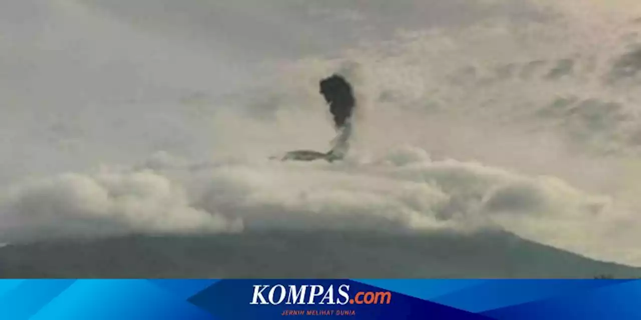 Gunung Ile Lewotolok NTT Kembali Meletus Disertai Gemuruh dan Dentuman