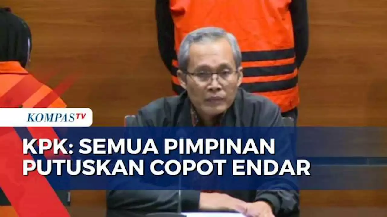 Wakil Ketua KPK: Pencopotan Brigjen Endar Disetujui Seluruh Pimpinan