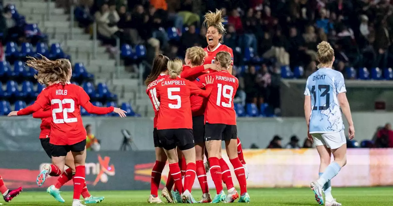 Die ÖFB-Frauen schlagen Belgien nach einer beherzten Aufholjagd