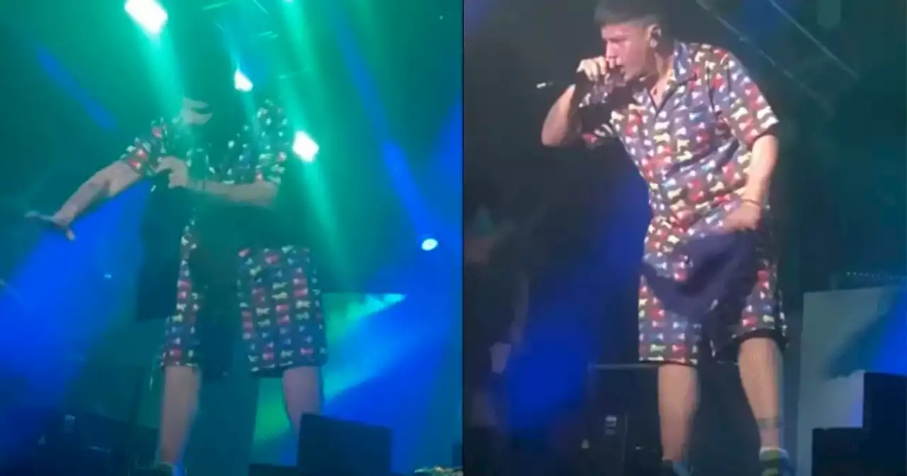 El enojo de Duki durante un show: dejó de cantar e increpó al personal de seguridad y a un fan (video) | Música | La Voz del Interior