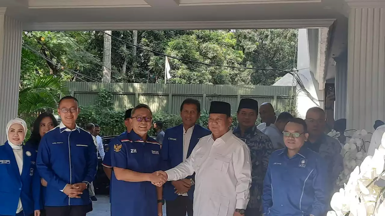 Ketum PAN Zulhas Temui Prabowo di Kertanegara