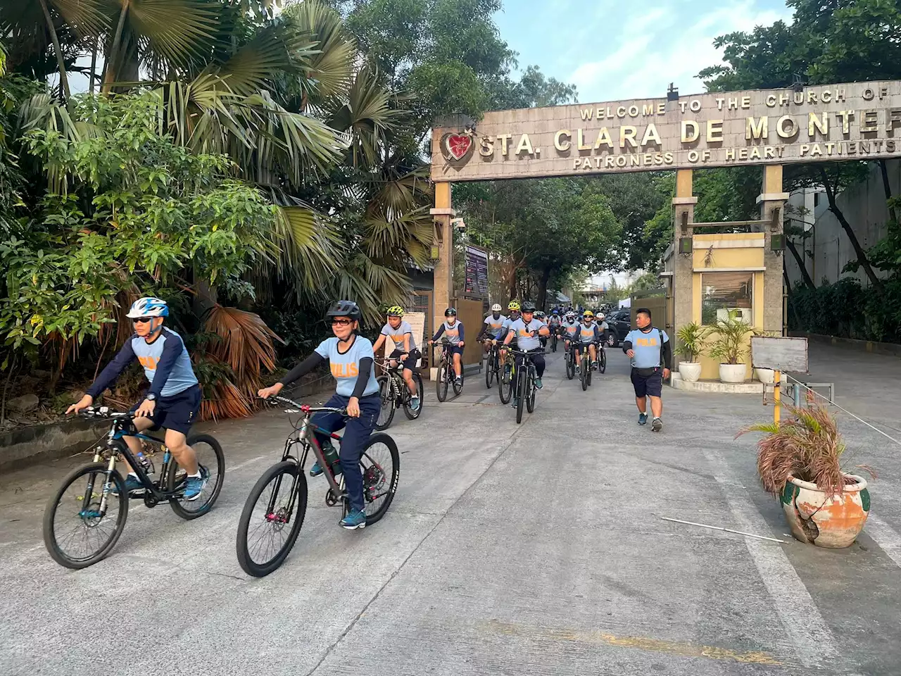 EPD secures Holy Week activities thru bike rides