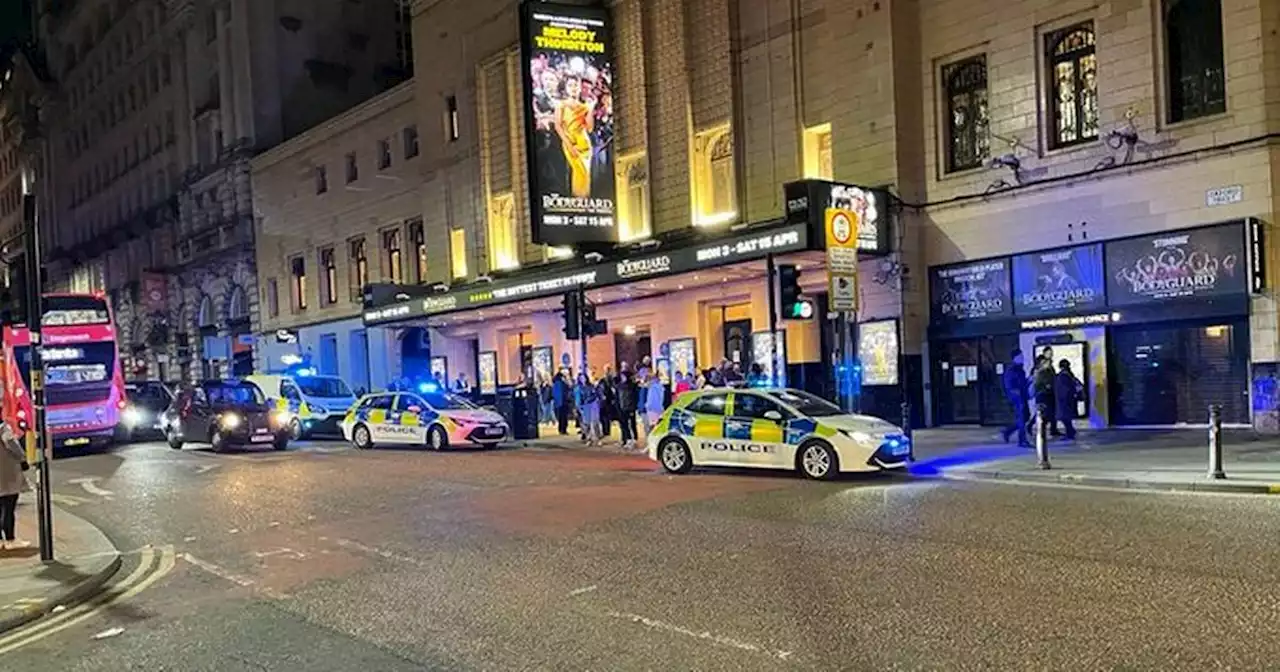 Chaos at Palace Theatre as musical STOPPED early with riot police called in