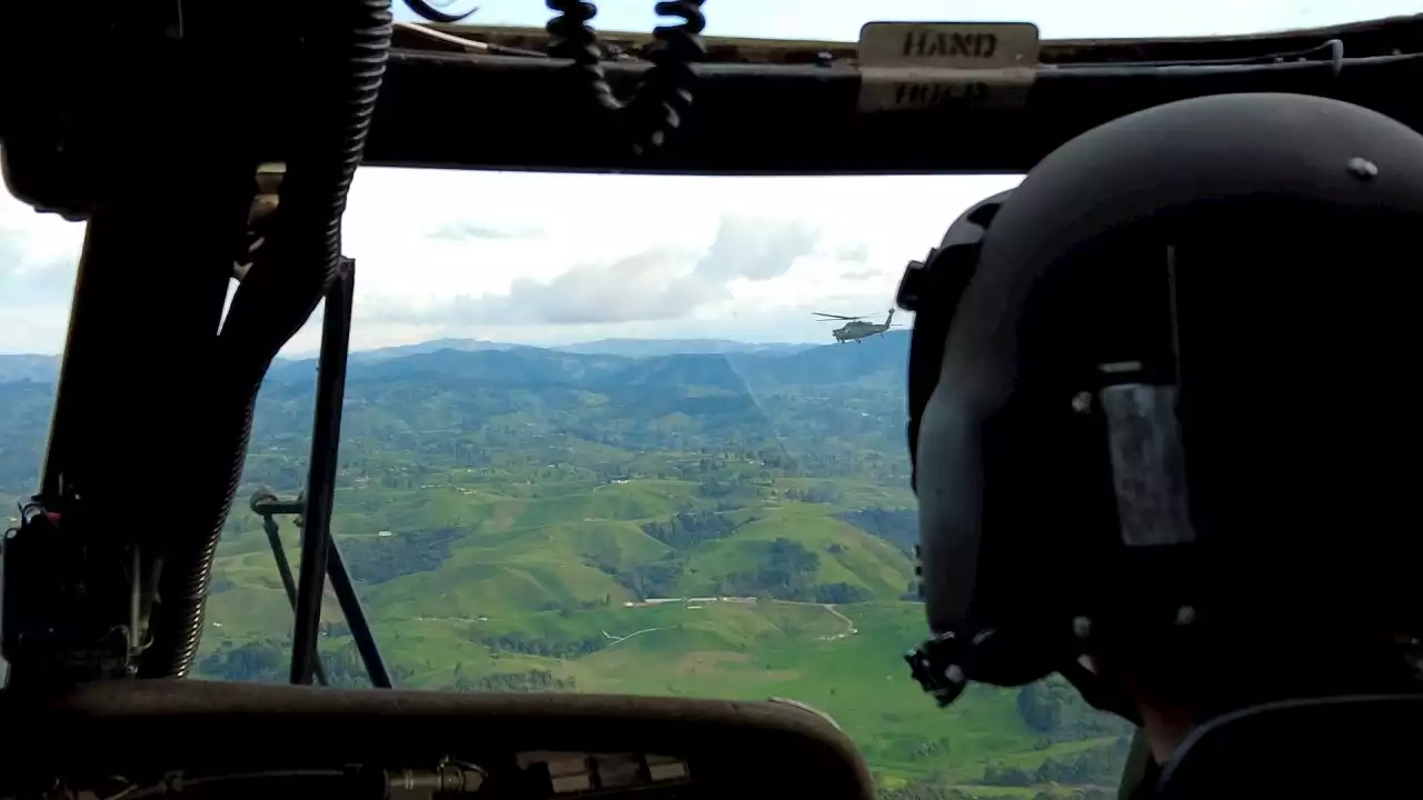 [FOTOS] Fuerza Aérea refuerza seguridad en las carreteras de Antioquia