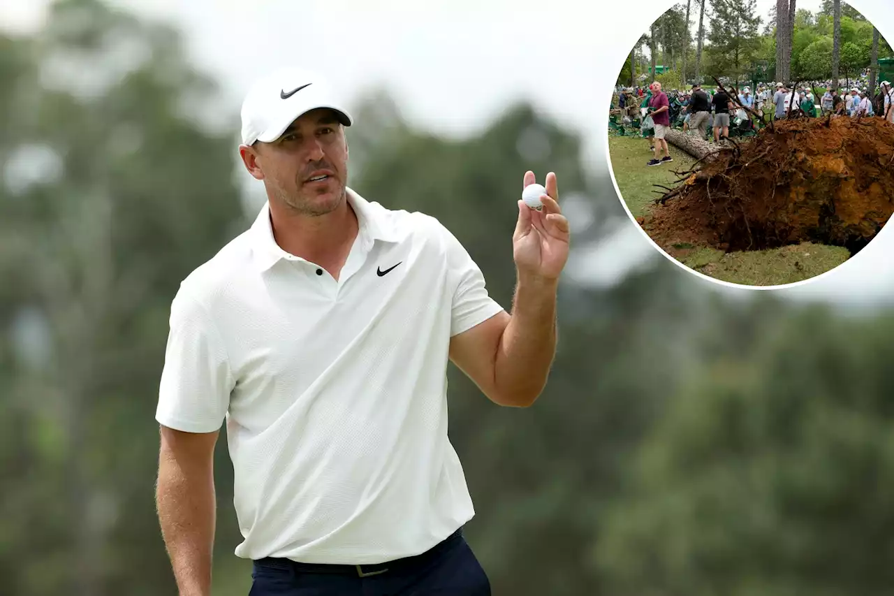 Brooks Koepka breezes past competitors as weather uprooted Masters