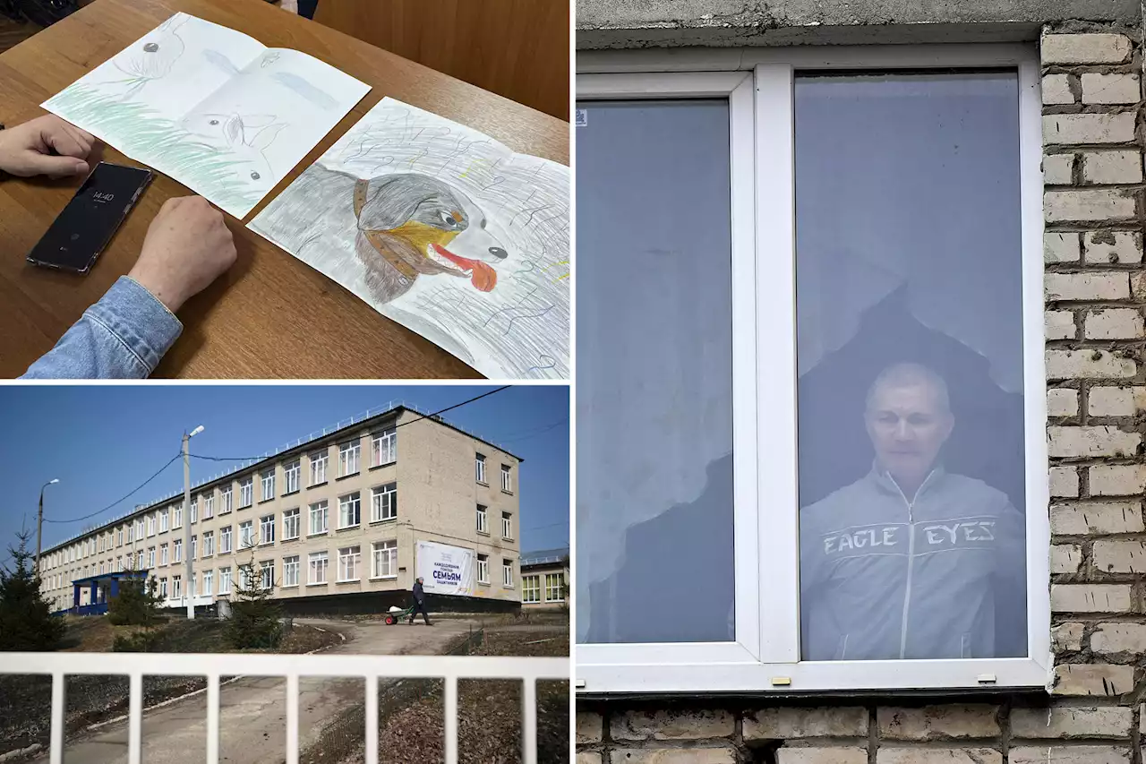 Russian girl who drew an anti-war sketch at school leaves orphanage with estranged mother