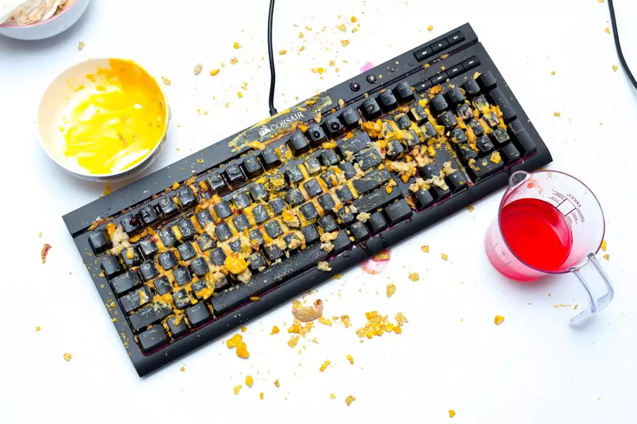 We tried to destroy Corsair's spill-resistant keyboard with Doritos and soda