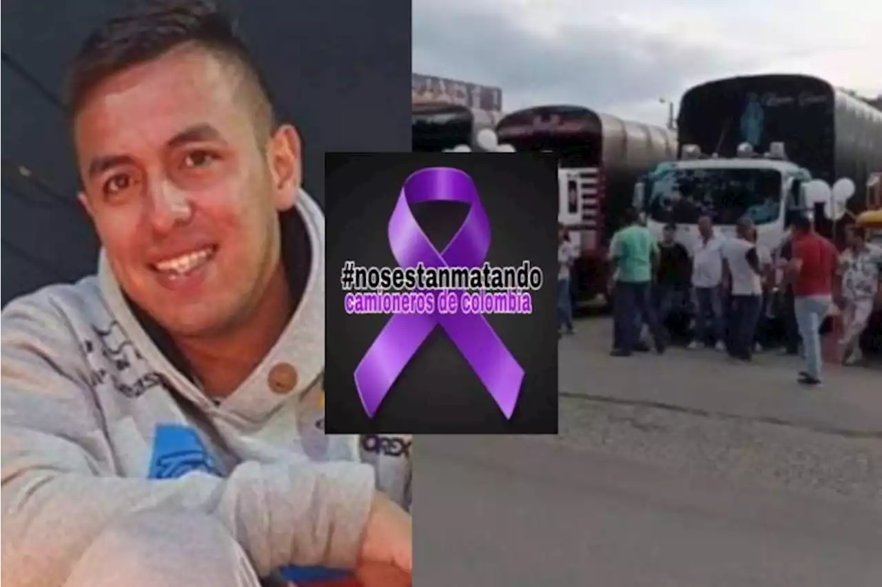 Gremio de transportadores explotó contra el Gobierno, luego de asesinato de camionero - Pulzo