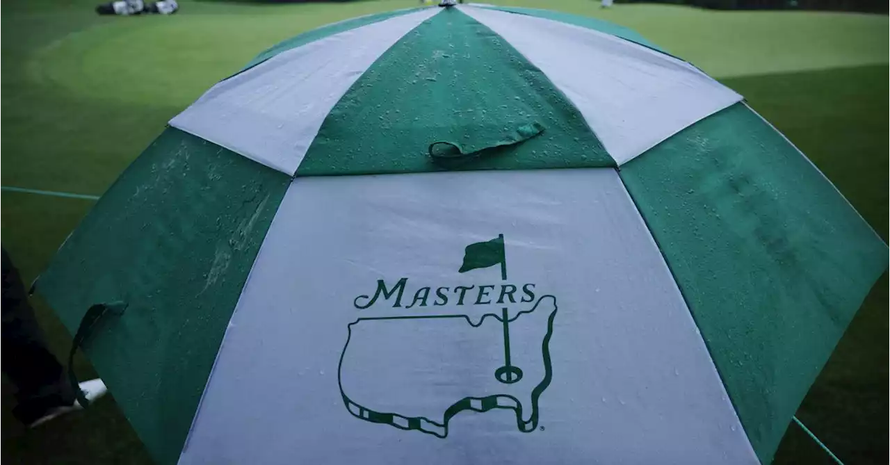 Weather-hit Masters resumes at rainy, chilly Augusta