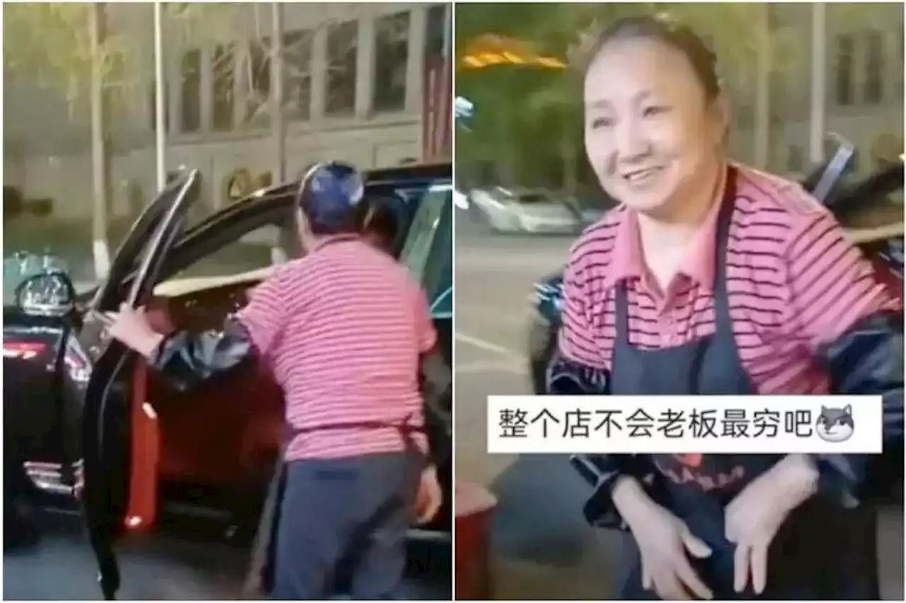 Dishwasher in China goes viral for arriving at work in a Bentley