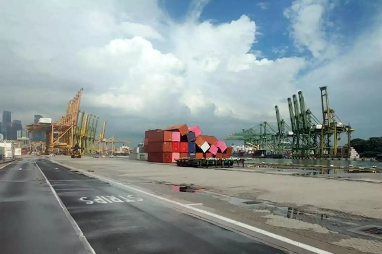 PSA reconfigures stacking layout in ports after wind blew 15 empty containers into sea in December