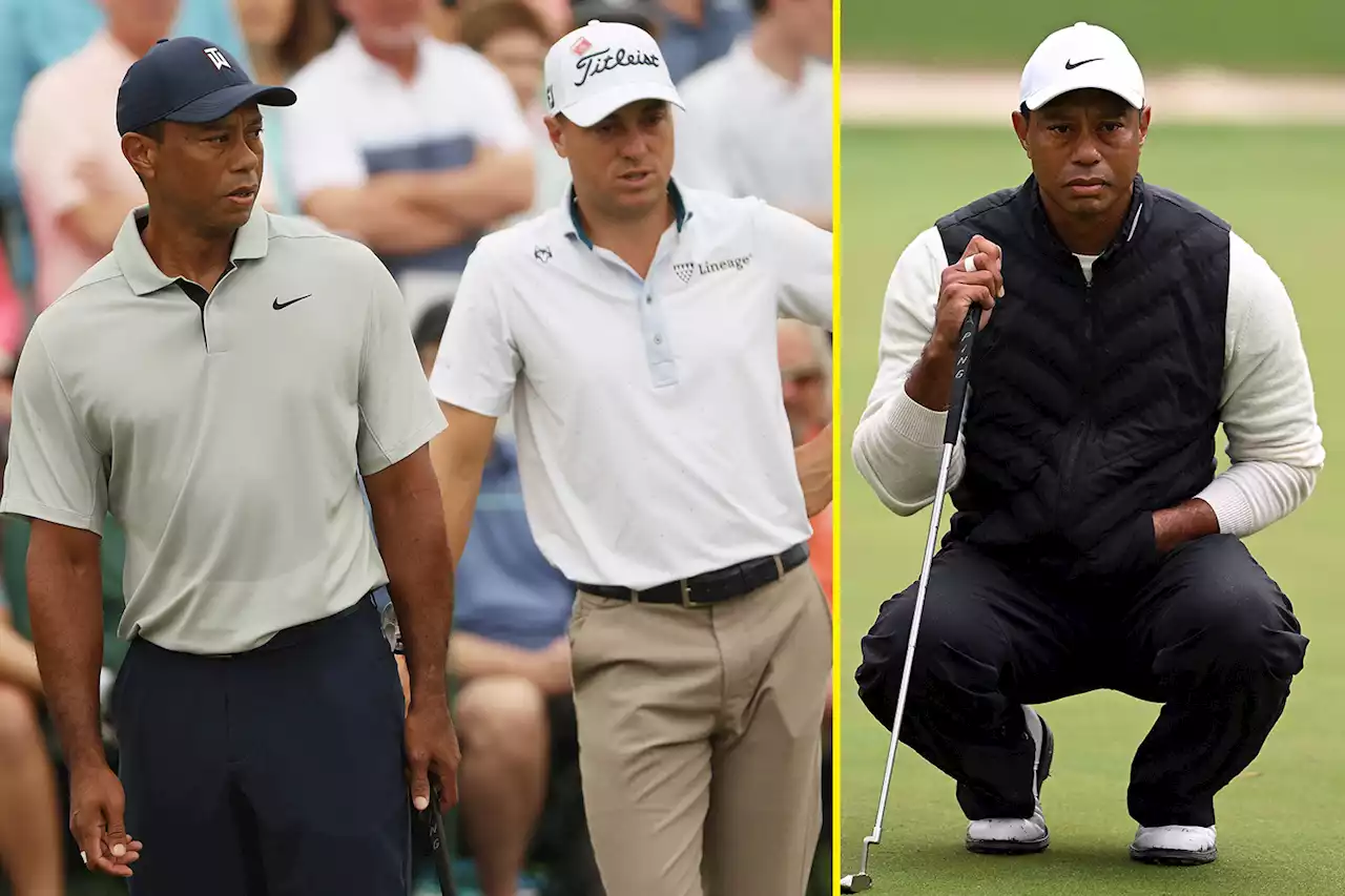 Fans say same thing as teary Justin Thomas helps Tiger Woods miraculously make Masters cut