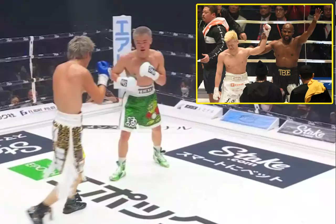 Kickboxer who cried after being KOd by Floyd Mayweather looks relentless in pro boxing debut