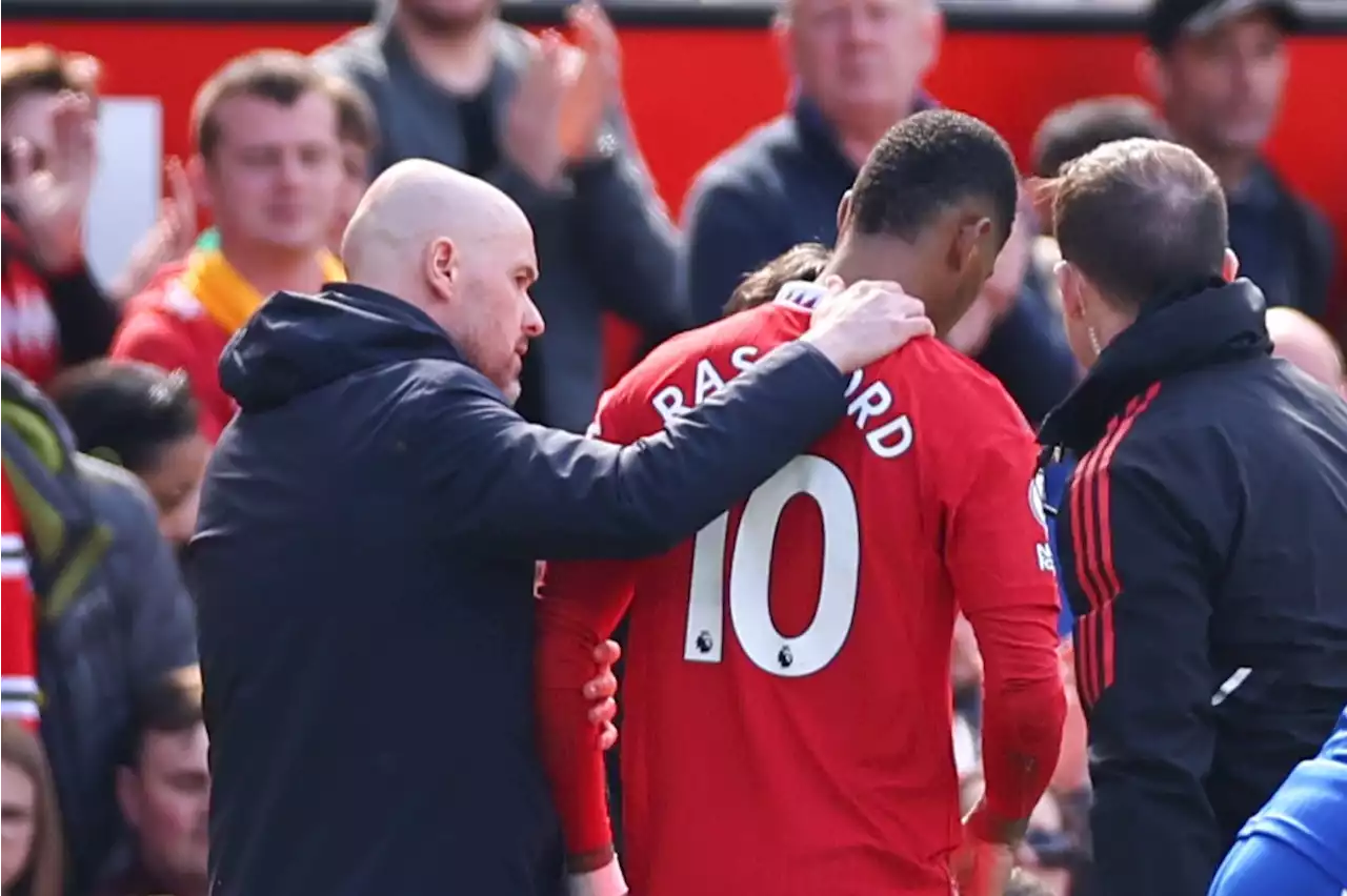 Ten Hag delivers coy update on Rashford injury blow